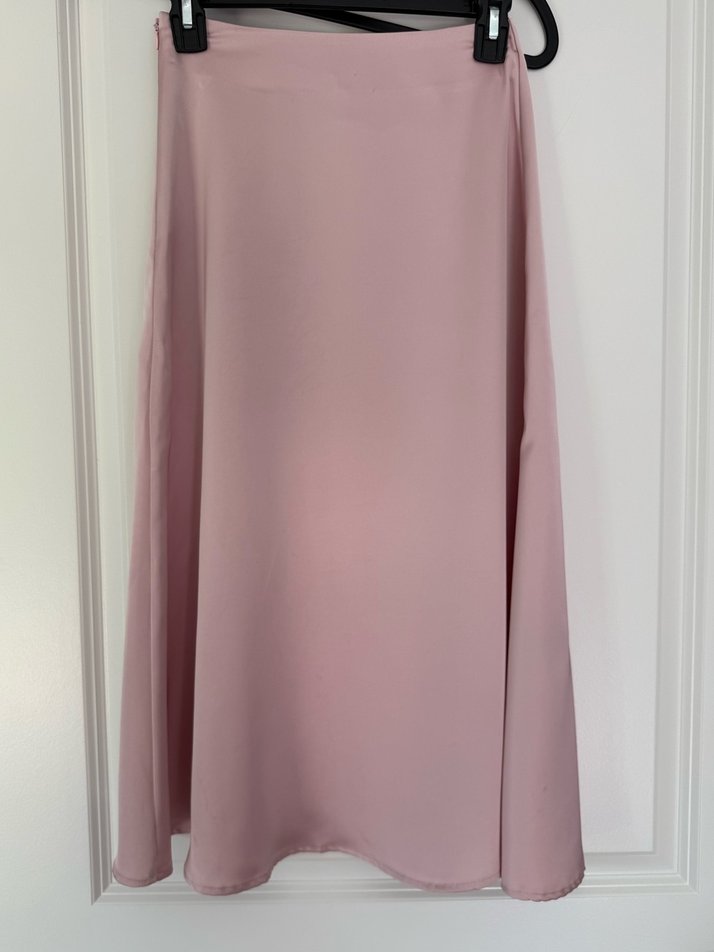 Women's Blush Pink A-Line Skirt